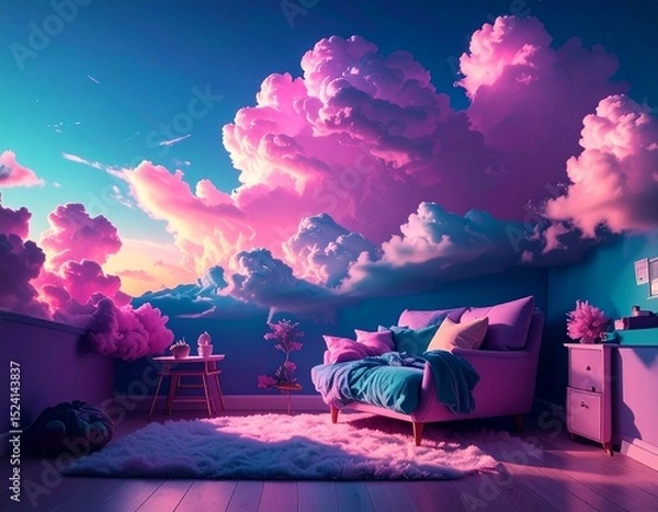 Obraz おしゃれな部屋の壁紙素材