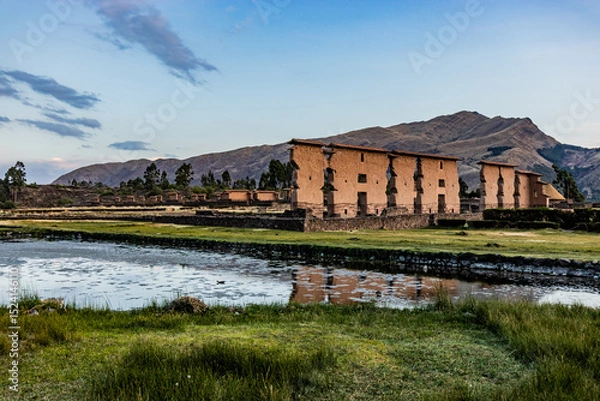 Obraz Ruins of Viracocha temple in Raqchi complex, Peru