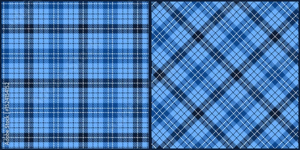Fototapeta classic plaid seamless pattern vector. Background graphic tartan fashion design use for print, texture, cloth, fabric, flannel.
