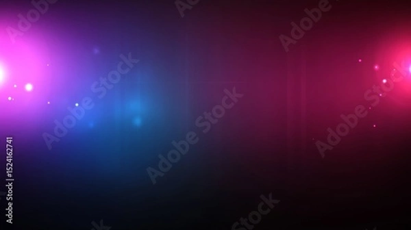 Fototapeta Pink and Blue Light Leaks Background, Abstract Glow, Bokeh Effect Abstract, Background