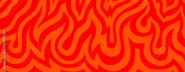 Obraz Fire Background. flame Background. long banner fire background. Flame Seamless Pattern. Fire flame seamless pattern.	