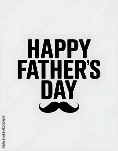 Obraz Happy Father's Day Social Media Post Design