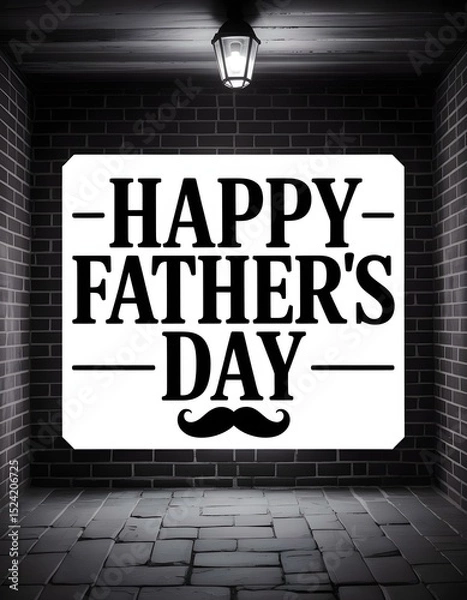 Obraz Happy Father's Day Social Media Post Design