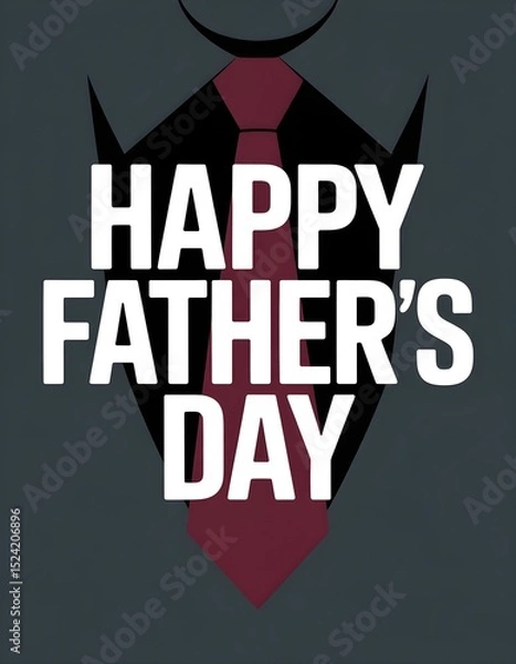 Obraz Happy Father's Day Social Media Post Design