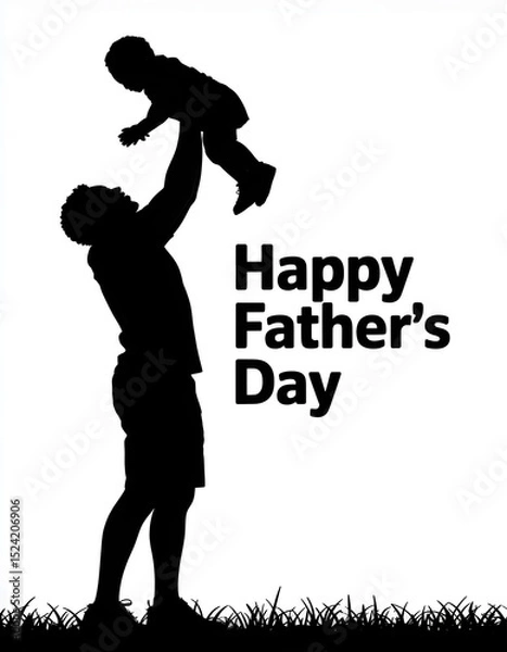 Obraz Happy Father's Day Social Media Post Design