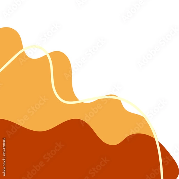 Obraz Abstract Blob Corner