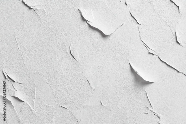 Obraz A captivating depiction of white plaster texture 