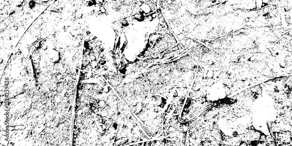 Fototapeta Cracked concrete wall covered texture .dust distress grainy grungy effect background backdrop .vintage sketch crack wall paper texture .scratched grunge urban background texture vector illustration .