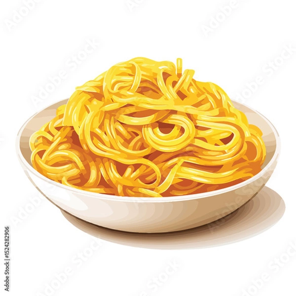 Fototapeta Authentic Italian Pasta Icon for Culinary Designs and Menu Illustrations