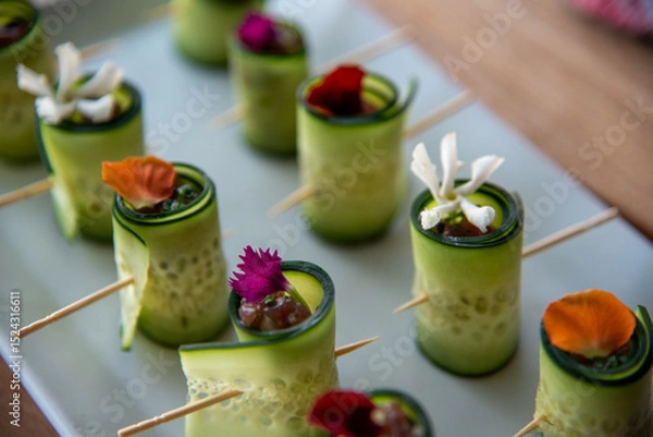 Obraz Cucumber Poke Roll