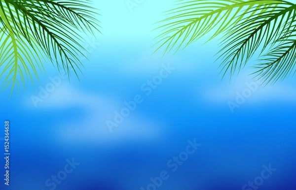 Fototapeta Summer Sky Background