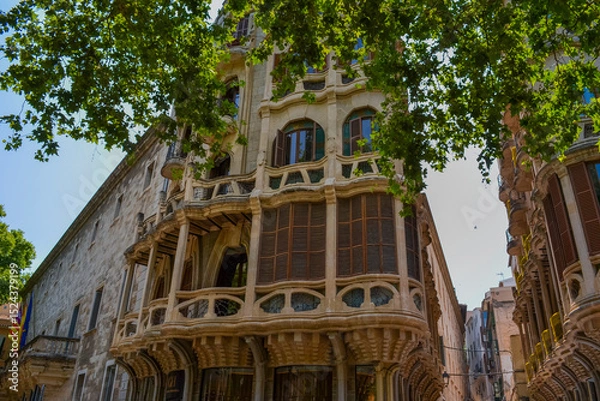 Fototapeta Art Nouveau Architecture of Edifici Casasayas in Palma