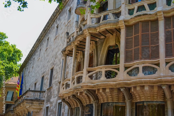 Fototapeta Art Nouveau Architecture of Edifici Casasayas in Palma