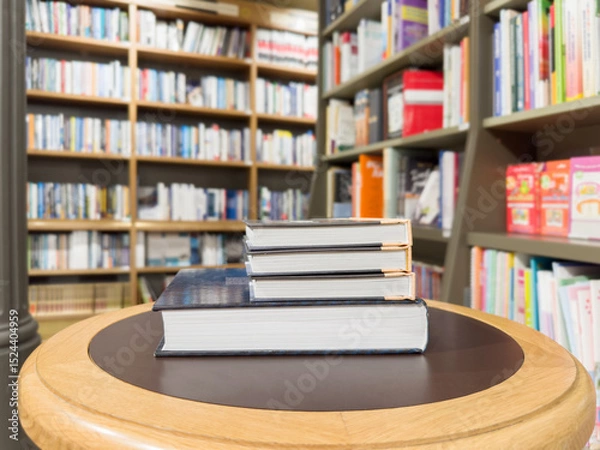 Obraz bookstore, buying a book in a store	
