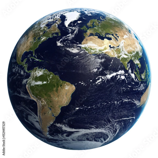Obraz planet earth isolated on transparent background