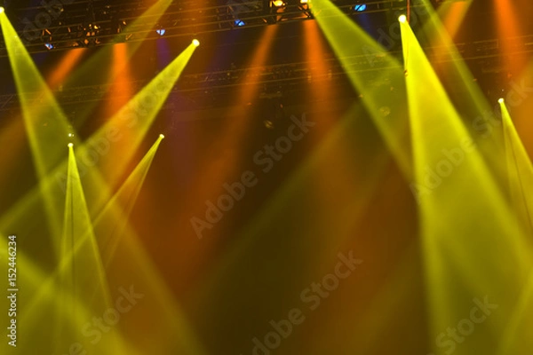 Obraz Colourful stage lights