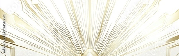Obraz Radiating Light Lines Pattern
