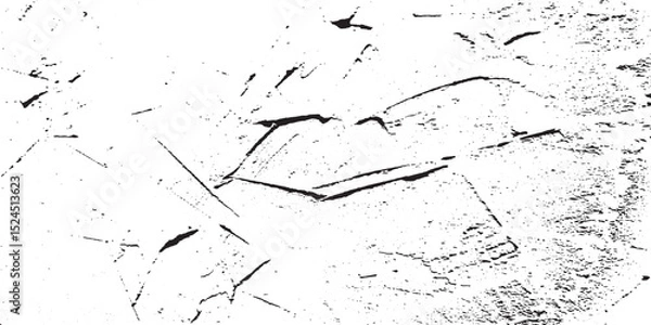 Obraz Scratched Grunge Urban Background Texture Vector. Dust Overlay Distress Grainy Grungy Effect. Distressed Backdrop Vector Illustration. Isolated Black on White Background. EPS 10.