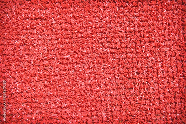Fototapeta Colorful red carpet texture with soft patterns abstract  background