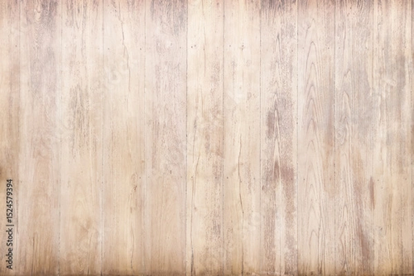 Fototapeta Old wood vertical patterns brown texture light background