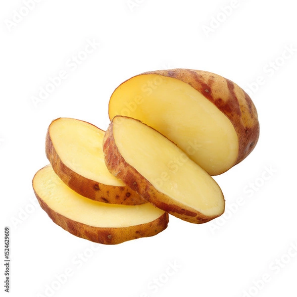 Fototapeta Potato Slice Photo Stock Object PNG Transparent