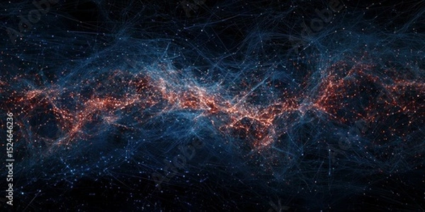 Fototapeta The Future of the Internet in Visual Form