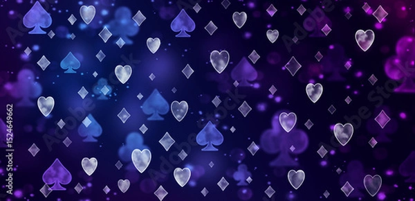 Obraz The Abstract poker blurred pattern.
