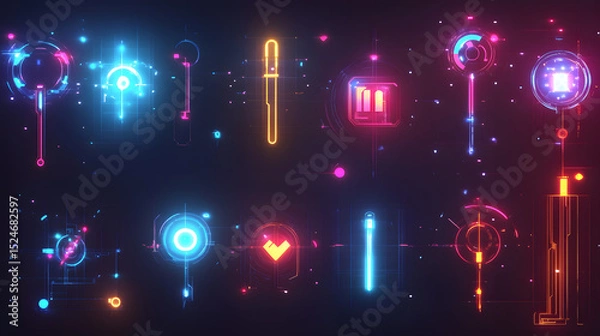 Fototapeta AI,Concept map, technological concept map, smart agriculture, smart healthcare, design, concept, illustration, background, art, pattern, texture, energy, technology, digit, vector, animation, business