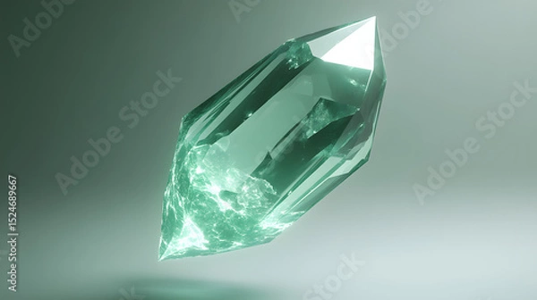 Obraz diamond, crystal, gem, heart, stone, vector, glass, jewel, emerald, gemstone, shape, design, jewelry, illustration, precious, 3d, brilliant, luxury, art, love, transparent, shiny, geometric, icon, con