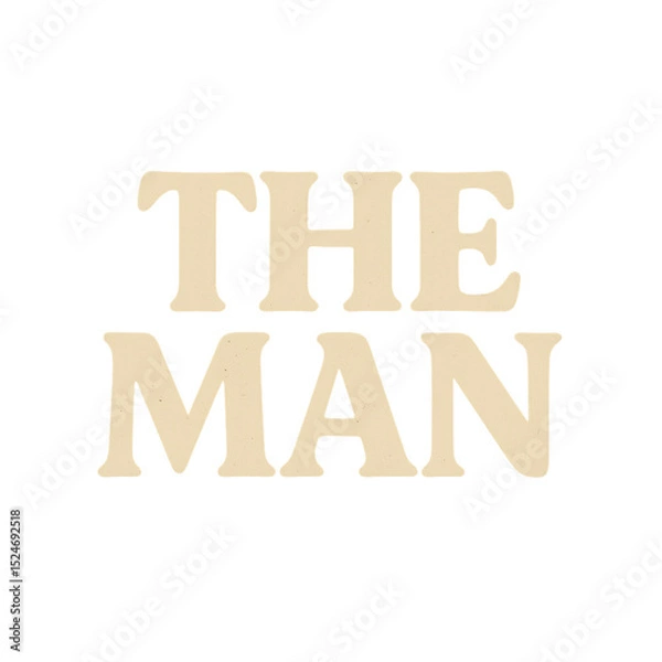 Obraz The Man – Bold Statement Design