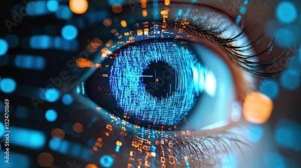 Fototapeta How Machine Learning Is Enhancing Image and Video Recognition in the Fields of Security and Marketing 