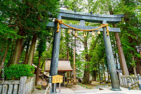 Obraz 長野県 諏訪大社の風景