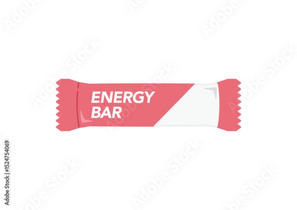 Obraz エナジーバーのイラスト　正面