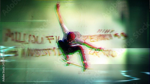 Obraz Glitch Zoom Transitions