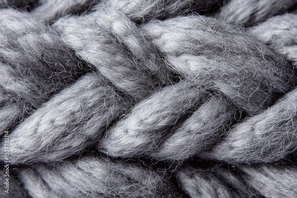 Obraz Braided threads with tight, precise structure convey quality and craftsmanship. Great for artisan visuals, packaging mockups, or nature-inspired digital themes.

