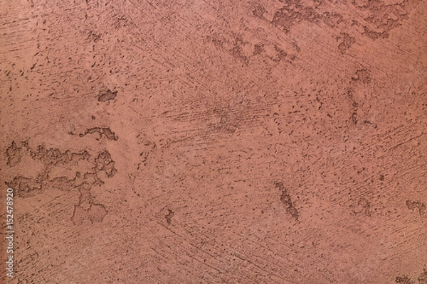 Obraz Brown rustic clay texture - terracotta stucco background