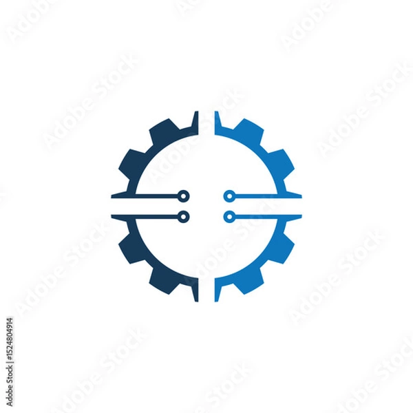 Obraz Gear logo element