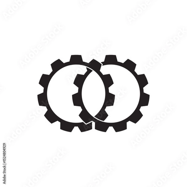 Obraz Gear logo element