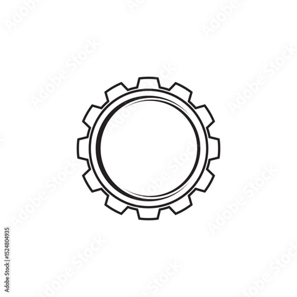 Obraz Gear logo element