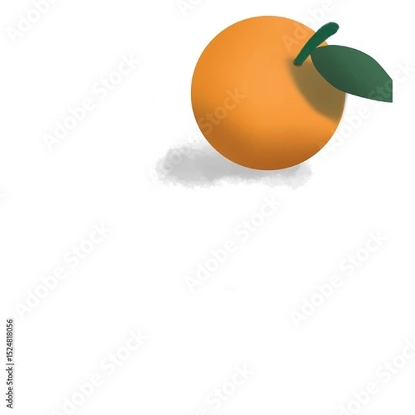 Obraz orange with water drops