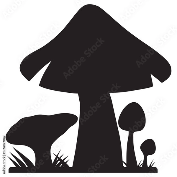 Obraz lots of mushrooms icon