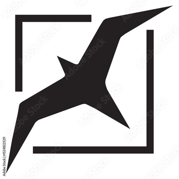 Obraz albatross bird icon