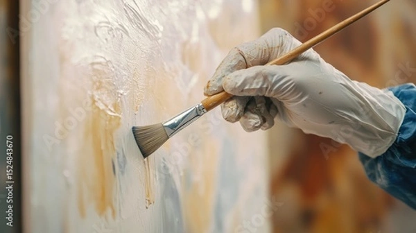 Fototapeta Protective Coatings: Apply breathable, reversible coatings to shield artworks from environmental damage.