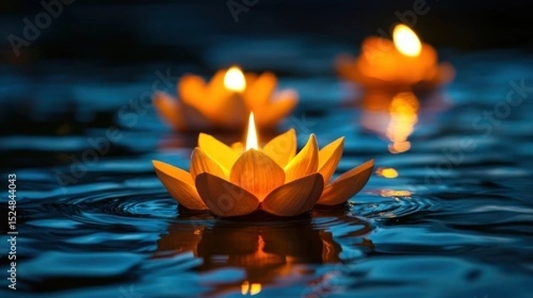 Fototapeta Recognized as a UN International Day - The United Nations officially acknowledges Vesak as a global celebration of peace.