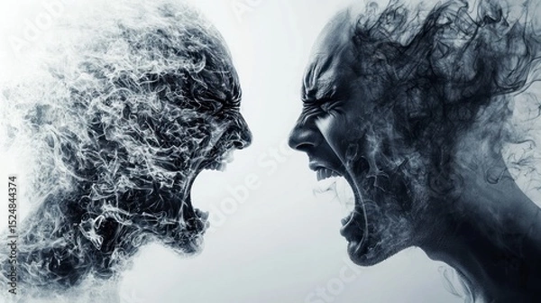 Fototapeta Refraining from Negative Actions - A day to avoid arguments, greed, and hatred.