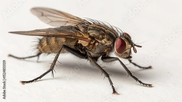 Fototapeta Fly on studio background