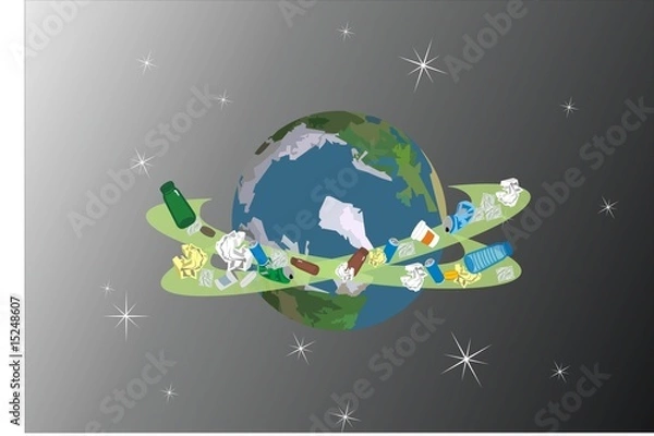 Fototapeta messy earth