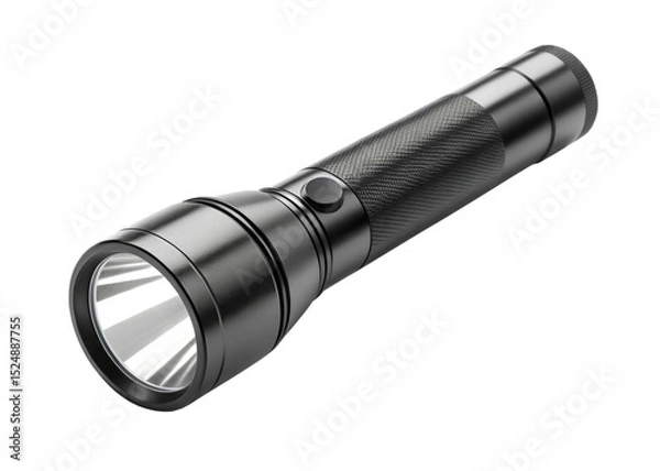 Fototapeta Flashlight isolated on white background