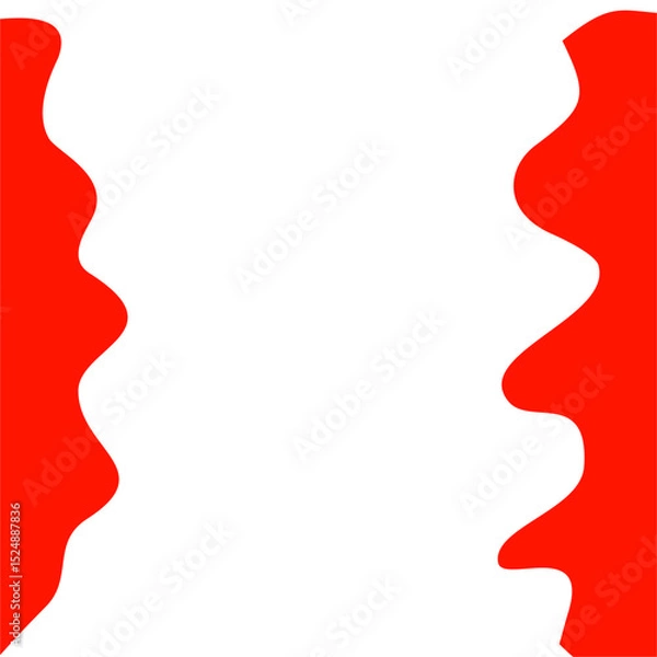 Fototapeta red side melt