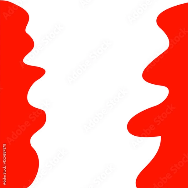 Fototapeta red side melt